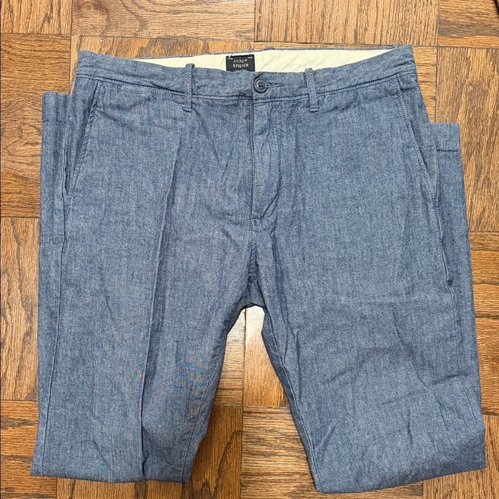 J. Crew Blue Stretch  Pants size 32 x 32